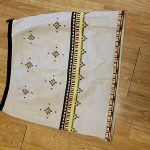 A loves a tribal inspired print mini skirt sz small